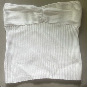 Cute and simple white tube top from LA Hearts!